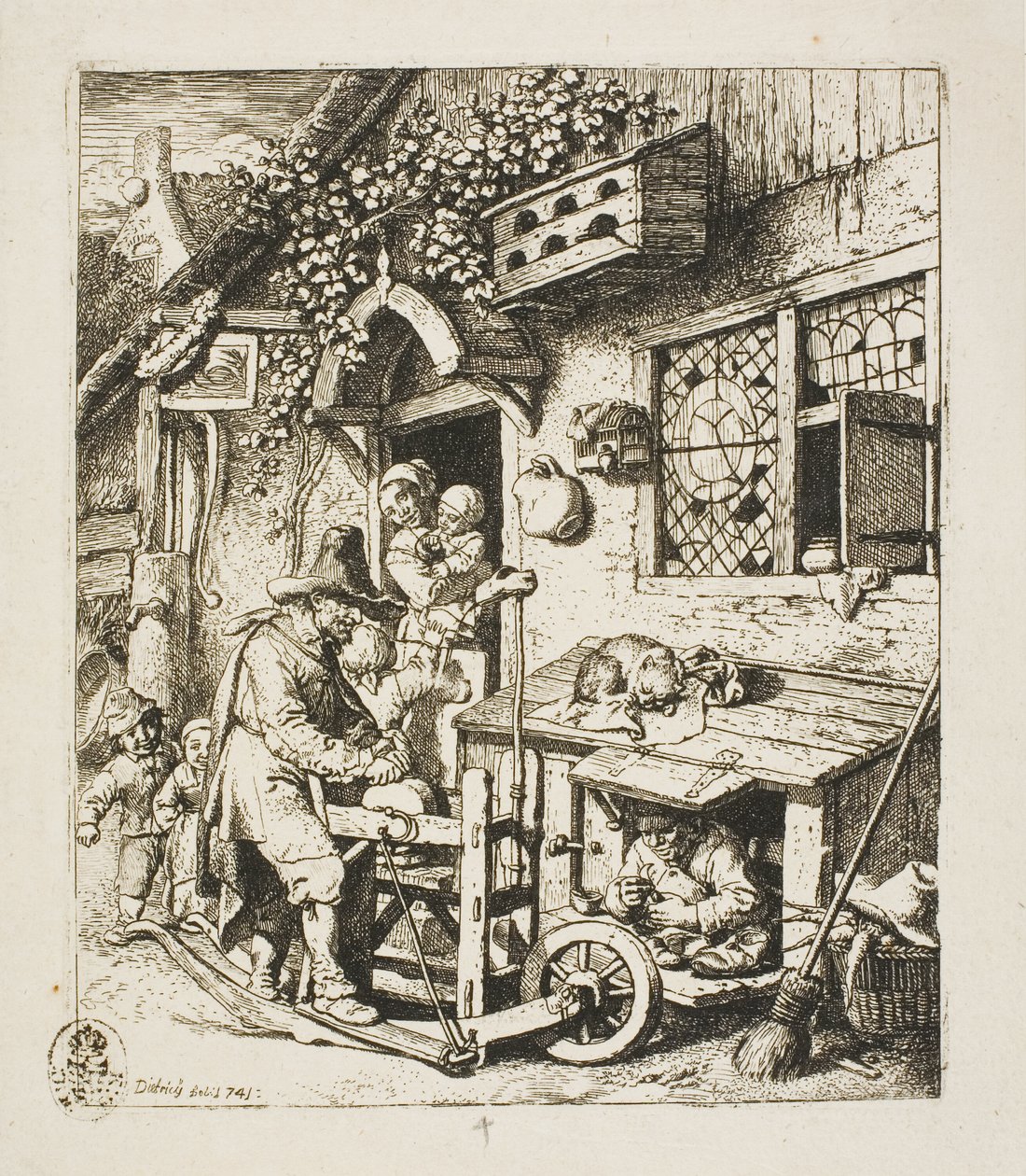Makas-Değirmeni by Christian Wilhelm Ernst Dietrich