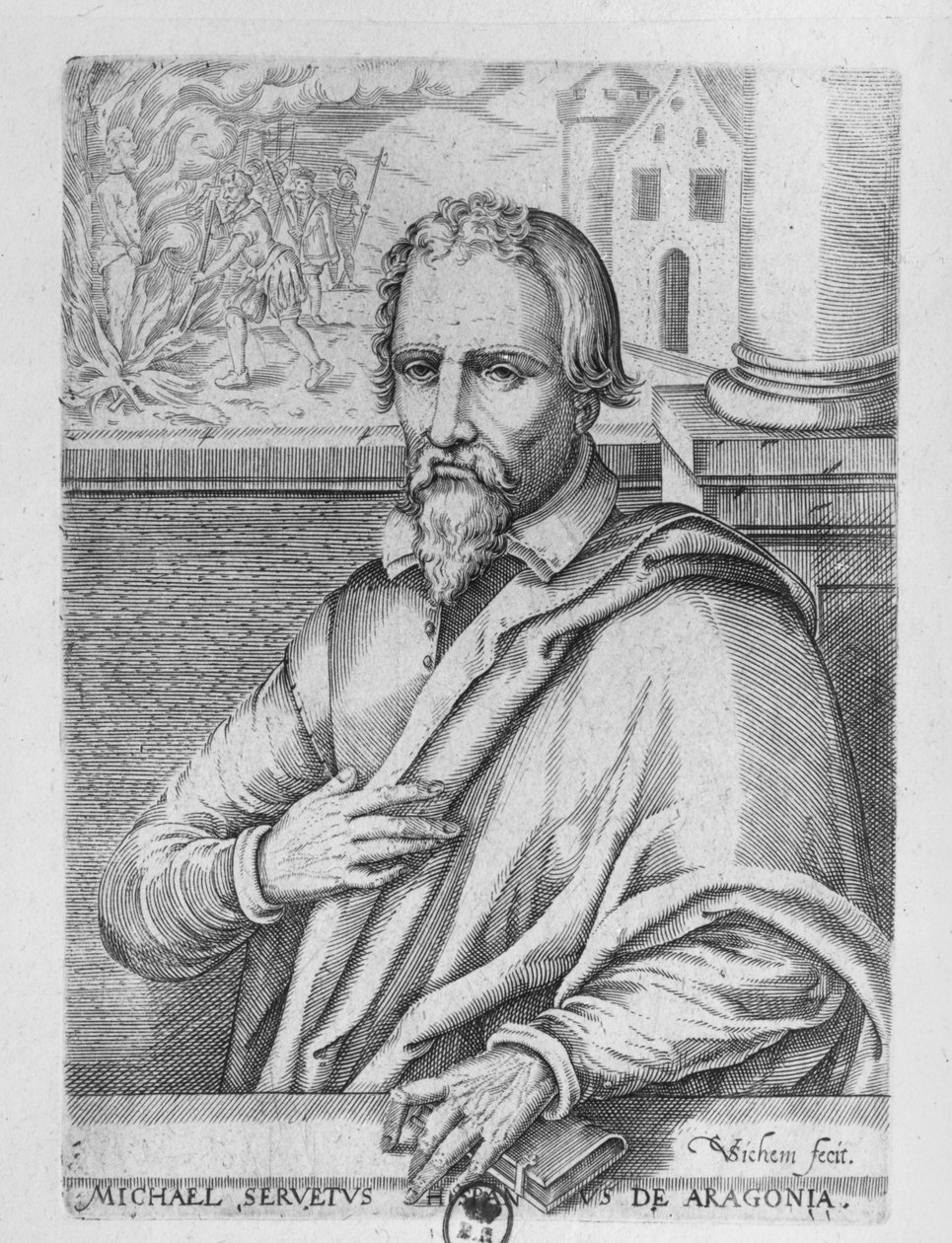 Michael Servet (1511-53) by Christoffel van the Elder Sichem