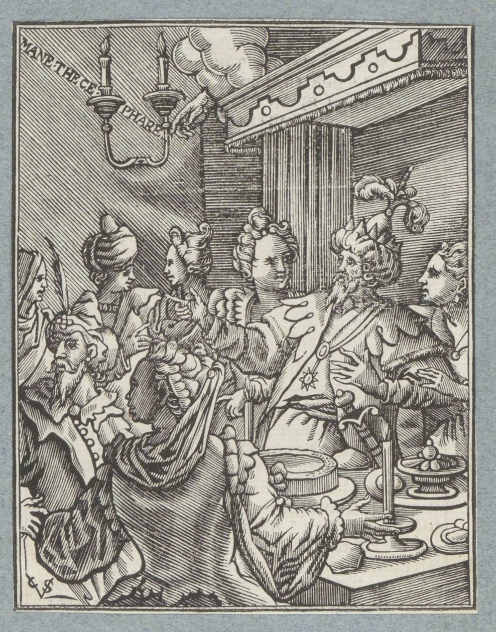 Belşatsar Bayramı by Christoffel van Sichem (II)