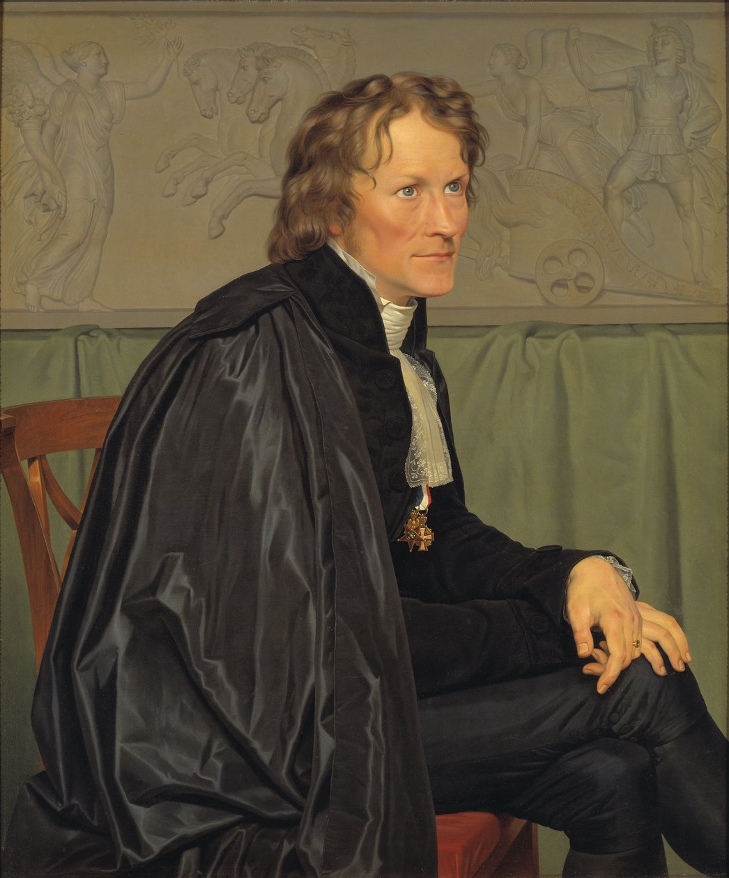 Bertel Thorvaldsen (1770-1844) by Christoffer Wilhelm Eckersberg