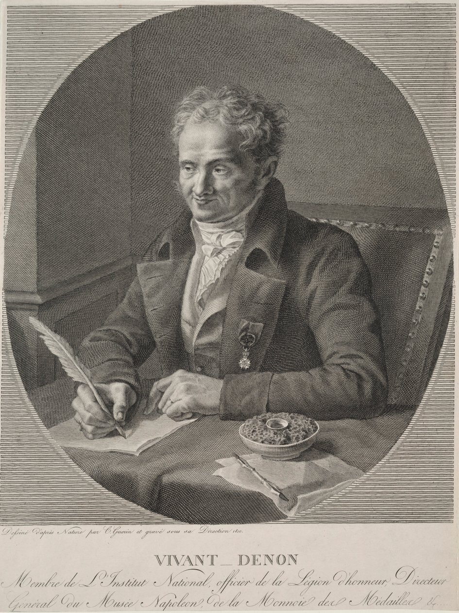 Dominique Vivant-Denon, 1810. by Christophe Guerin