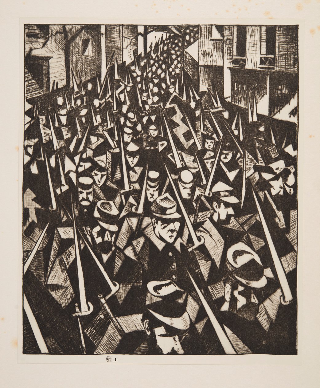 Bir Şafak, 1914, pub. 1915. by Christopher Richard Wynne Nevinson
