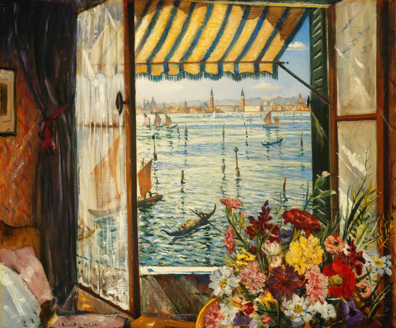 Venedik Penceresinden, 1934 by Christopher Richard Wynne Nevinson