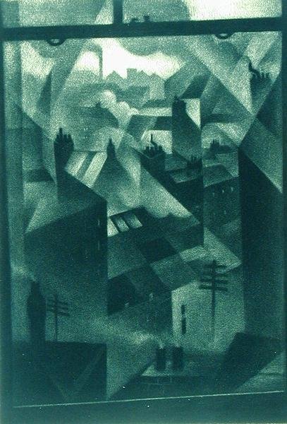 Bir Ofis Penceresinden by Christopher Richard Wynne Nevinson