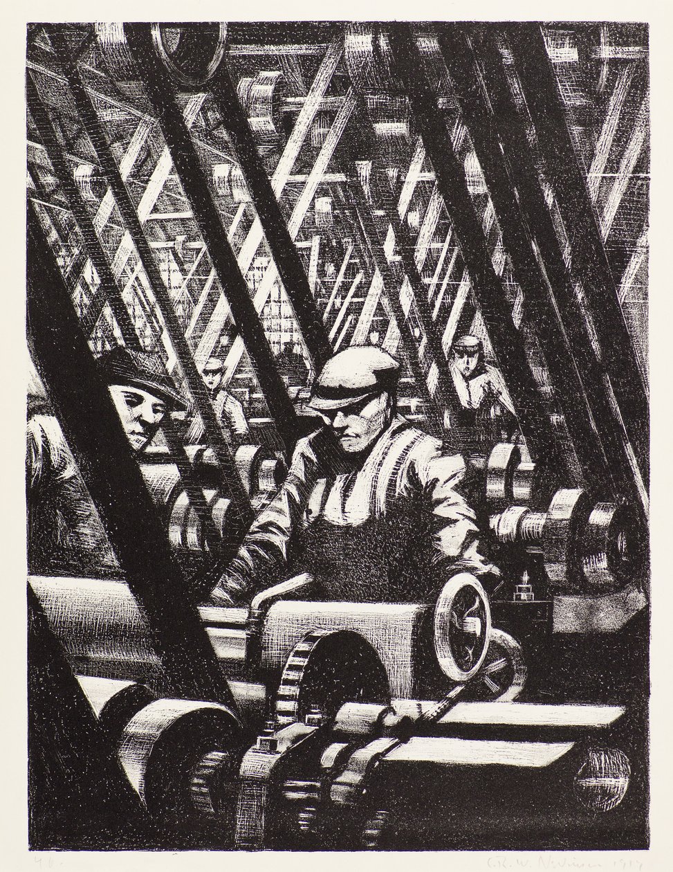 Motoru Yapmak by Christopher Richard Wynne Nevinson
