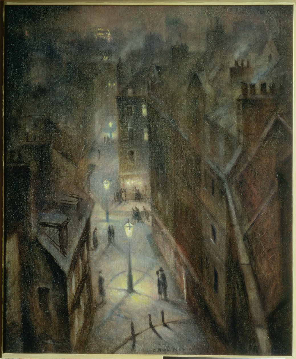 Soho Alacakaranlık, c.1924 by Christopher Richard Wynne Nevinson