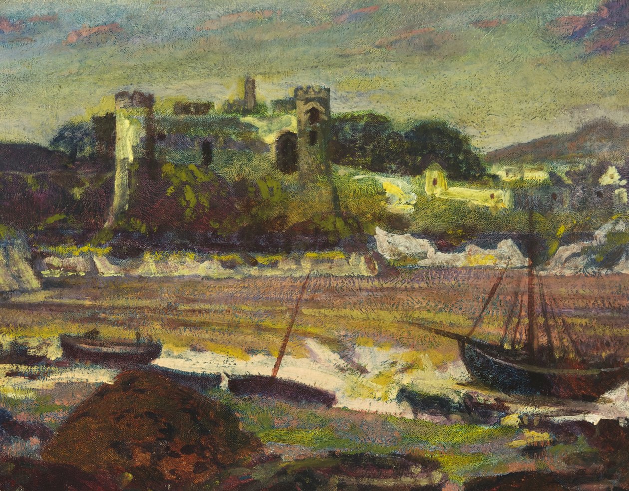 Laugharne Kalesi, Carmarthenshire by Christopher Williams