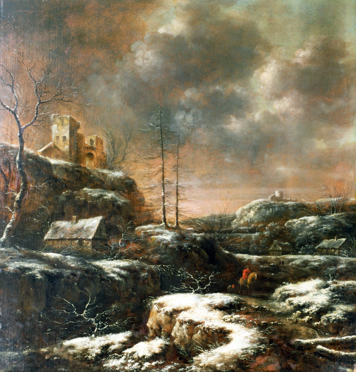 kış sahnesi by Claes Molenaer