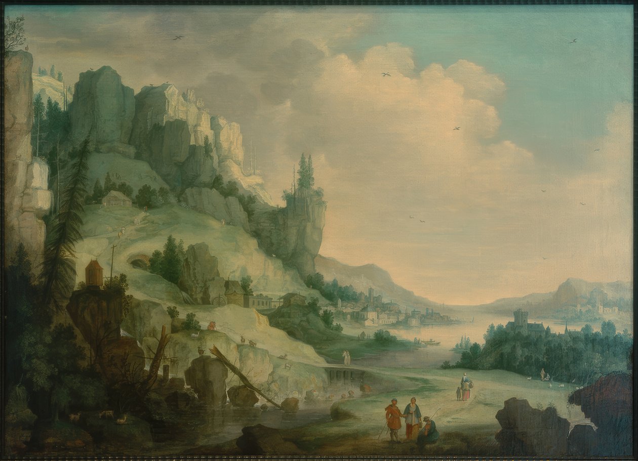 Dağ manzarası by Claes Dirckz van der Heck