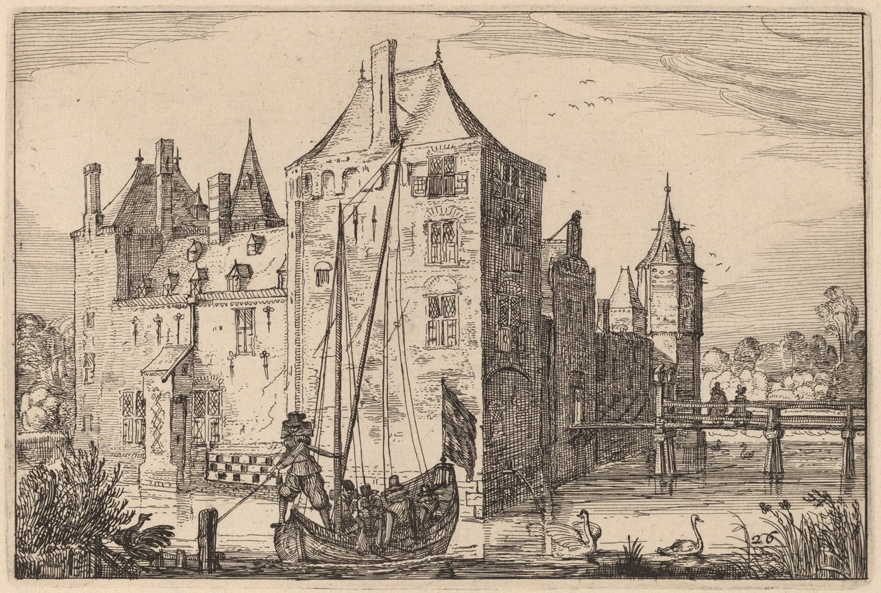Kale (Warmmond?) by Claes Jansz Visscher after Johannes van Doetechum, the Elder after Lucas