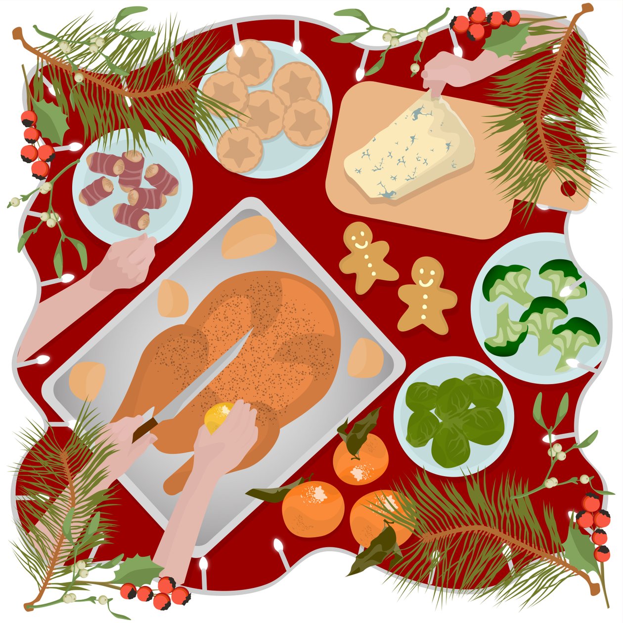 şenlikli yemek by Claire Huntley