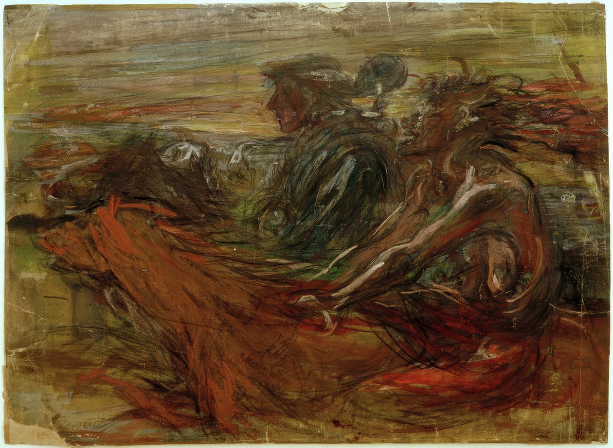 Üç atlı kaçıyor by Clara Siewert