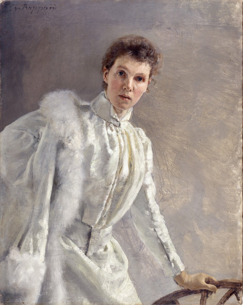 Otoportre, 1894. by Clara von Rappard
