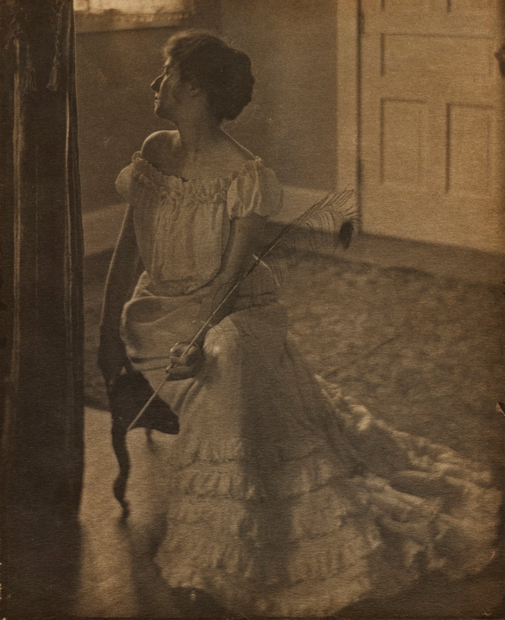 Tavus Kuşu Tüyü, c. 1902. by Clarence H. White