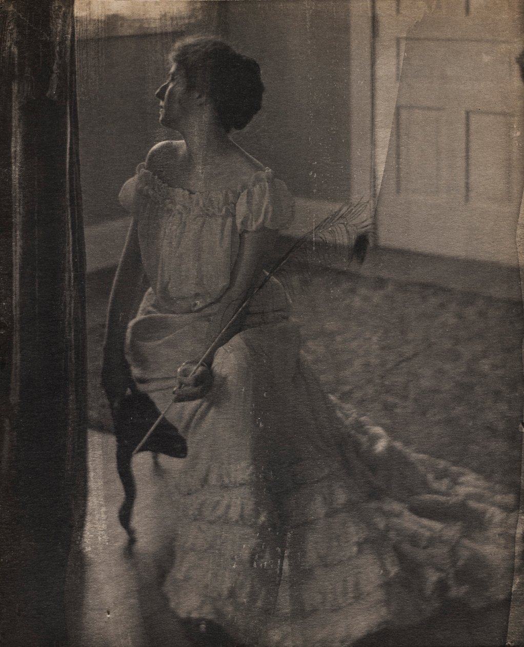 Tavus Kuşu Tüyü, c. 1902. by Clarence H. White