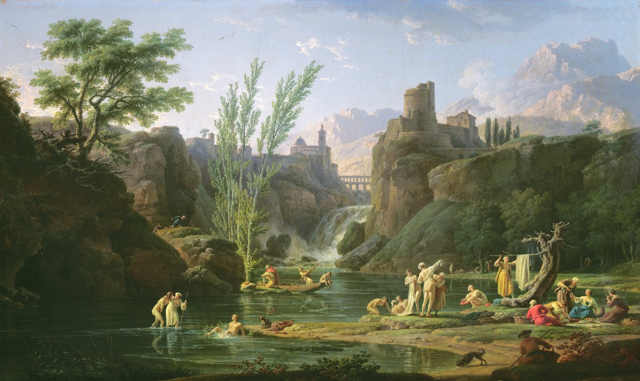 Sabah, Yıkananlar, 1772 by Claude Joseph Vernet