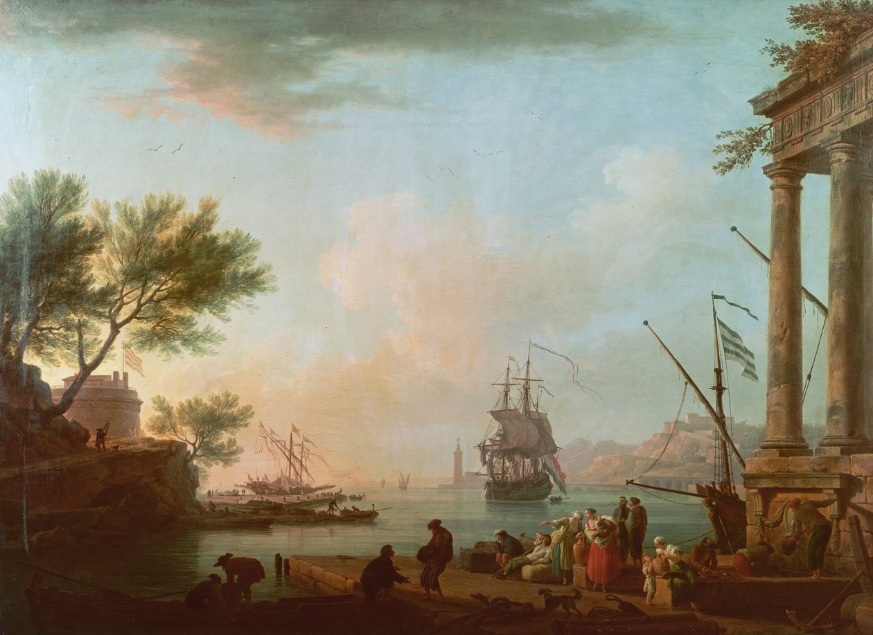 battaniye Indiani by Claude Joseph Vernet