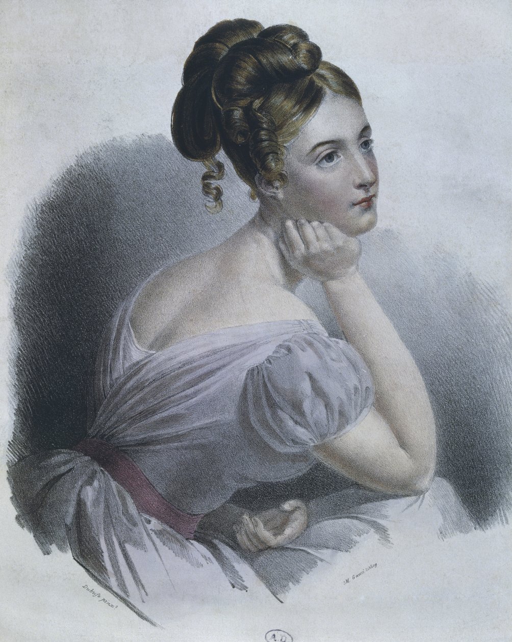 Hayal kurmak by Claude Marie Dubufe