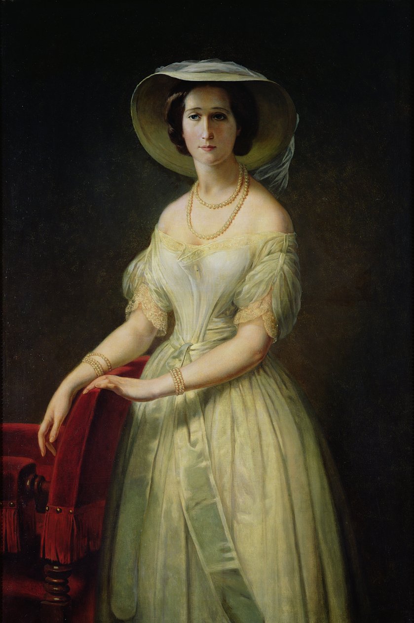İmparatoriçe Eugenie (1826-1920) c.1853 by Claude Marie Dubufe
