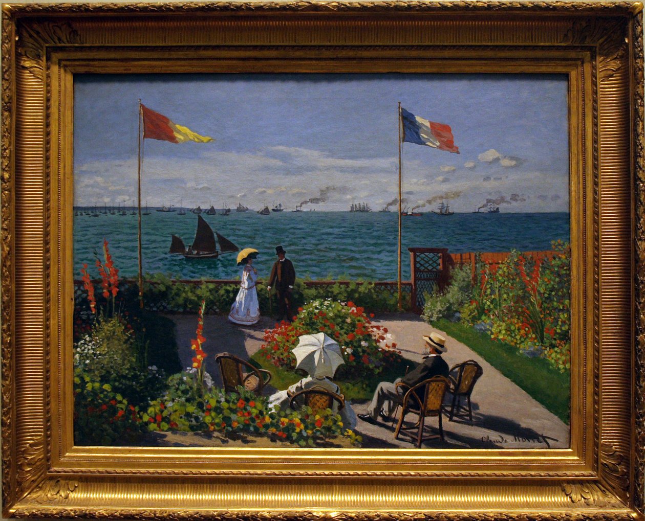 Sainte Adreslerinde Bahçe by Claude Monet