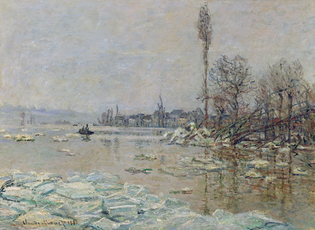 Buzun Dağılması, 1880 by Claude Monet