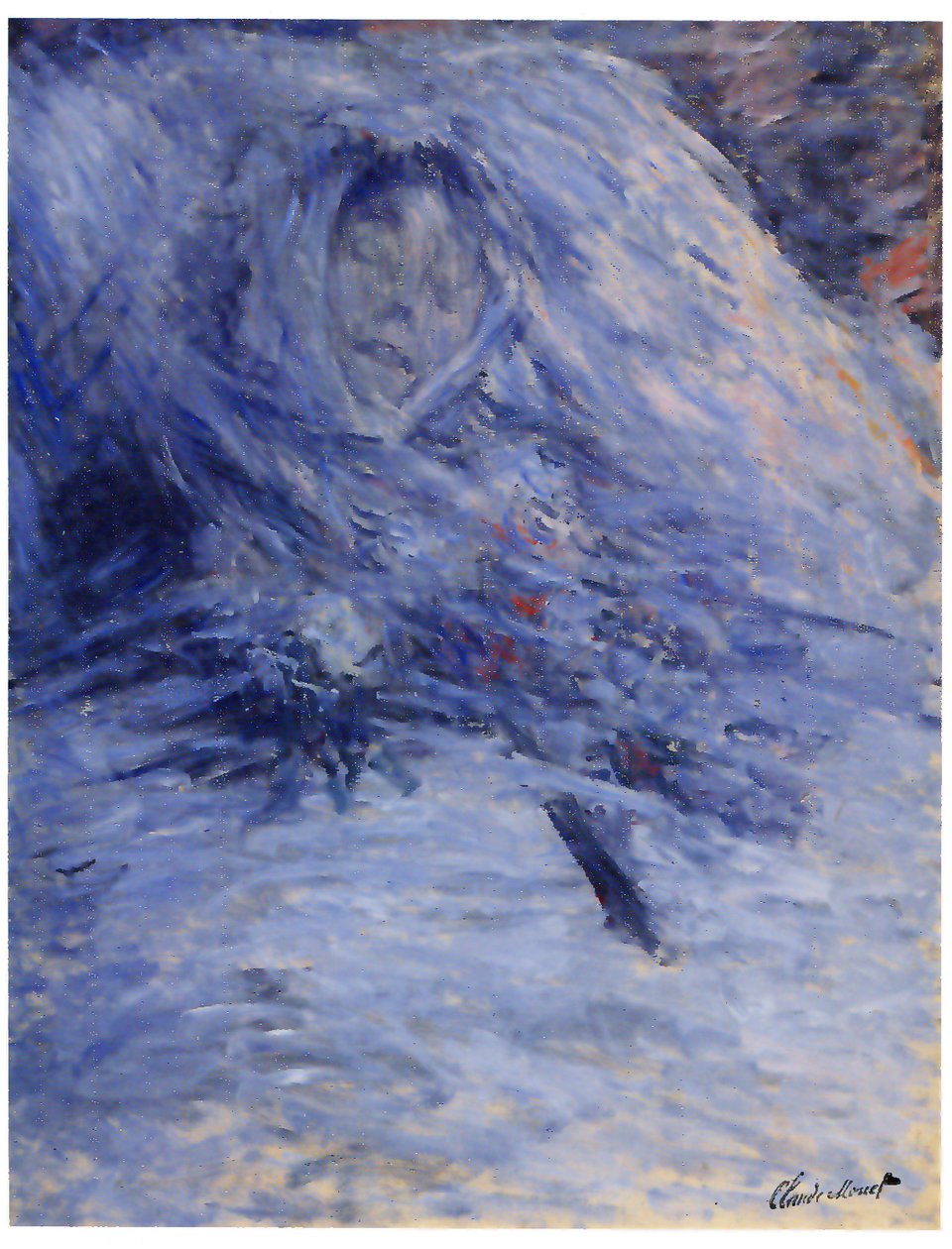 Camille Monet ölüm döşeğinde by Claude Monet