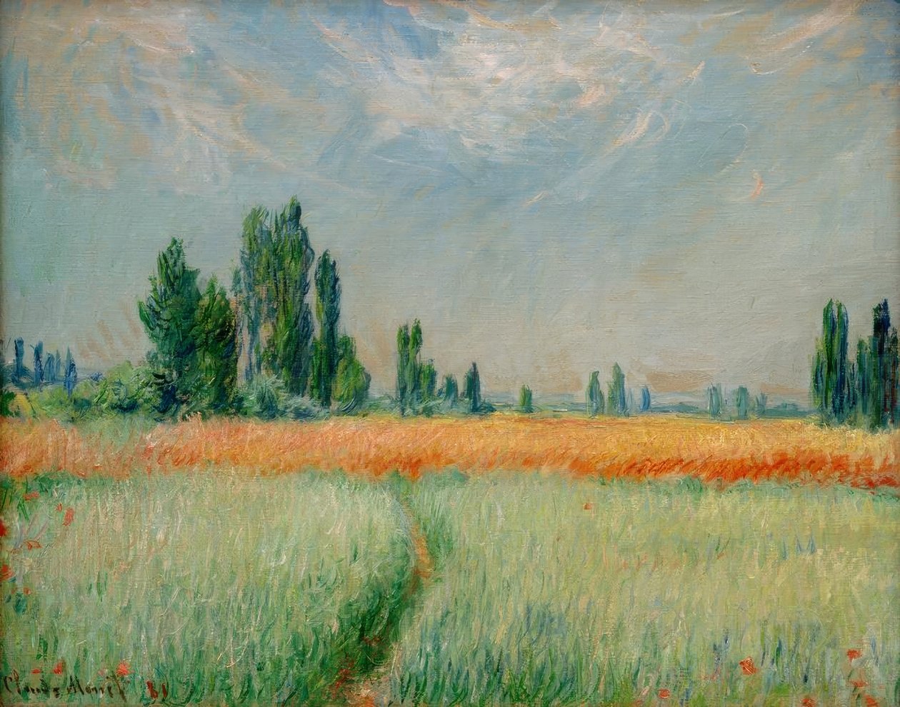 Buğday tarlası by Claude Monet