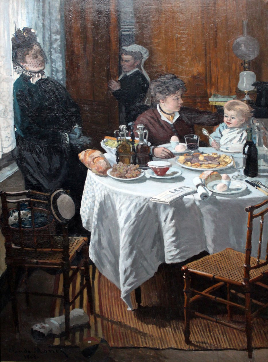 Öğle yemeği by Claude Monet