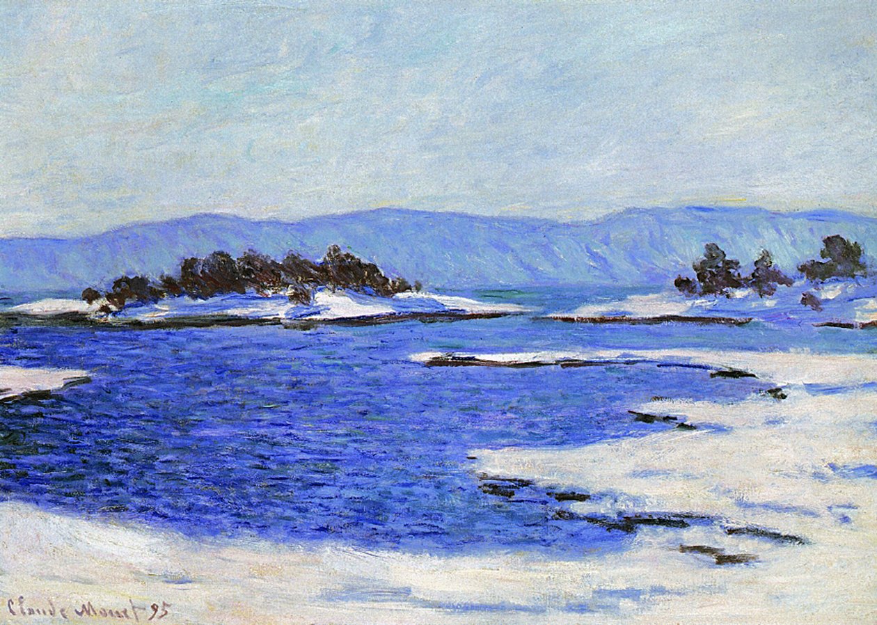 Christiania'daki fiyort, Norveç, 1895 by Claude Monet