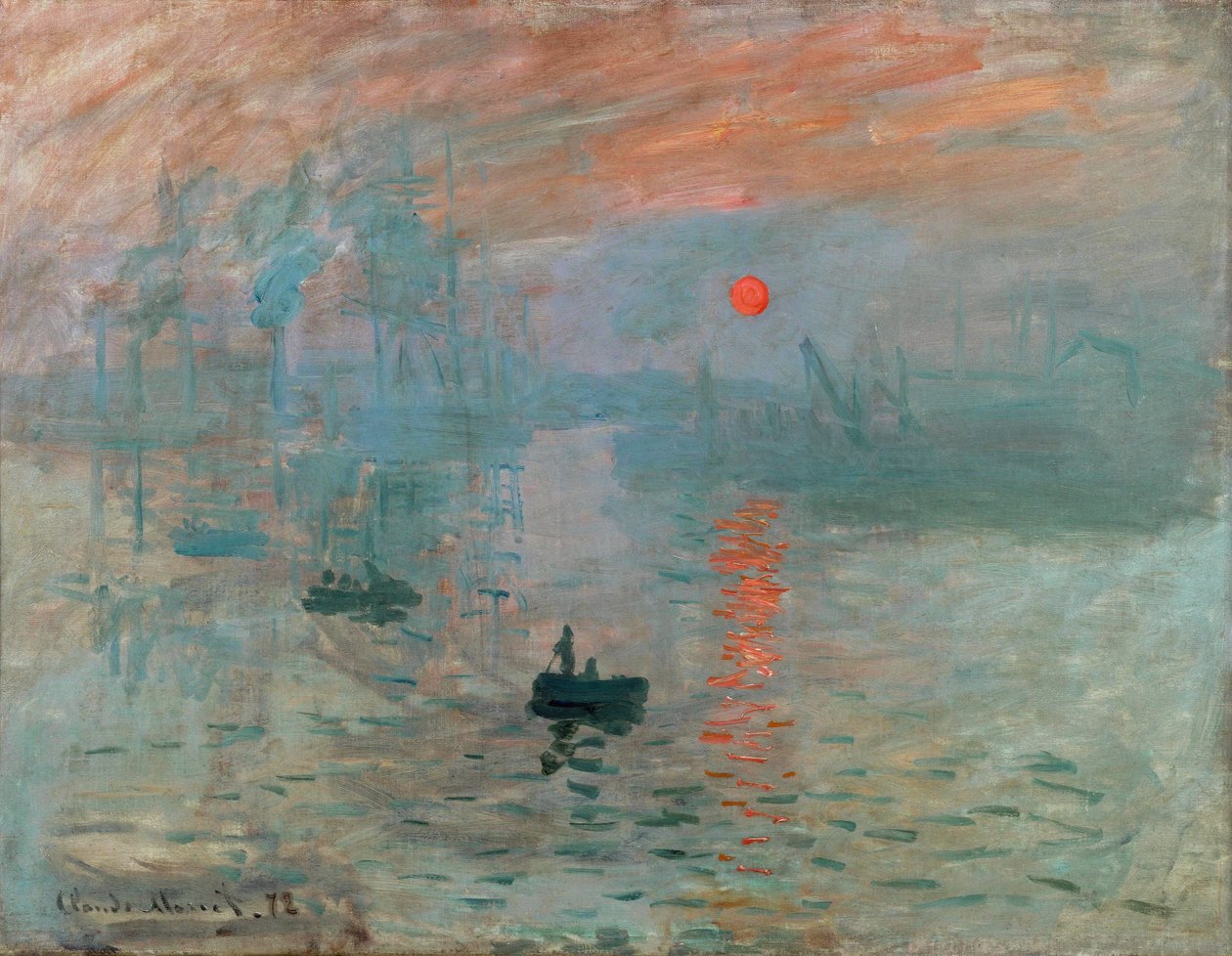 İzlenim: Gündoğumu, 1872 by Claude Monet