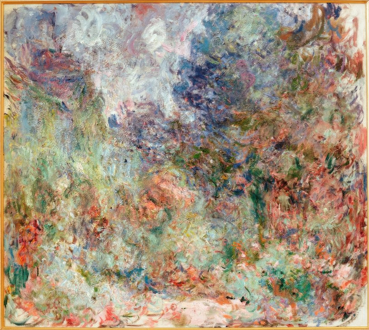 Gül Bahçesinden görülen Sanatçının Evi (Das Haus de by Claude Monet
