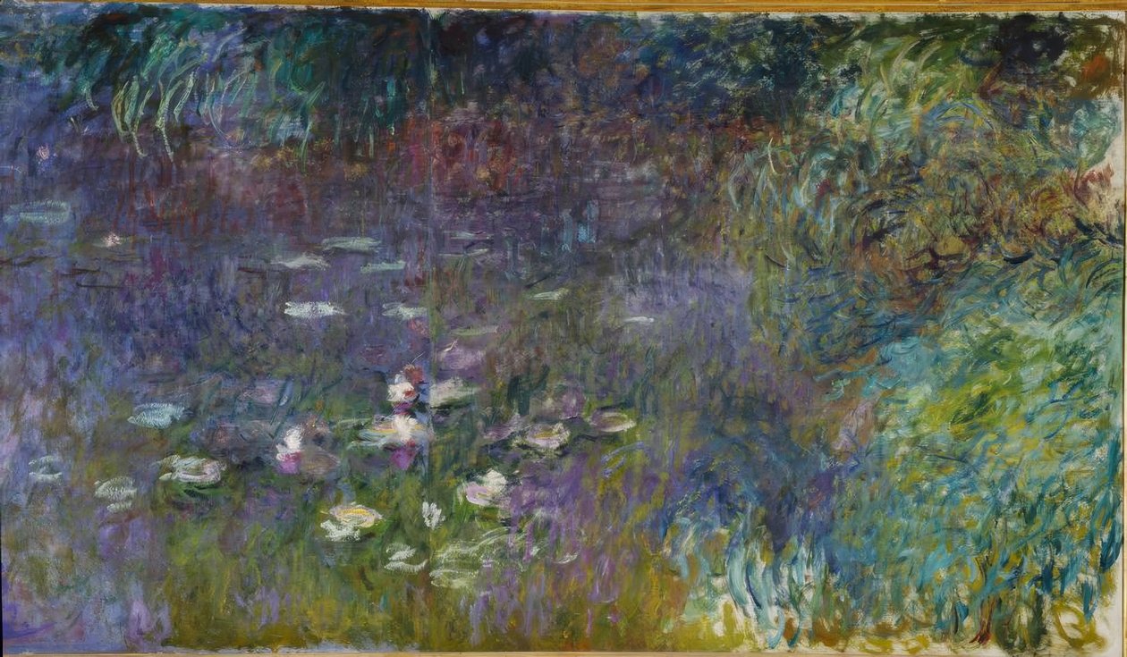 Söğütsüz Nympheas Göleti, Sabah by Claude Monet