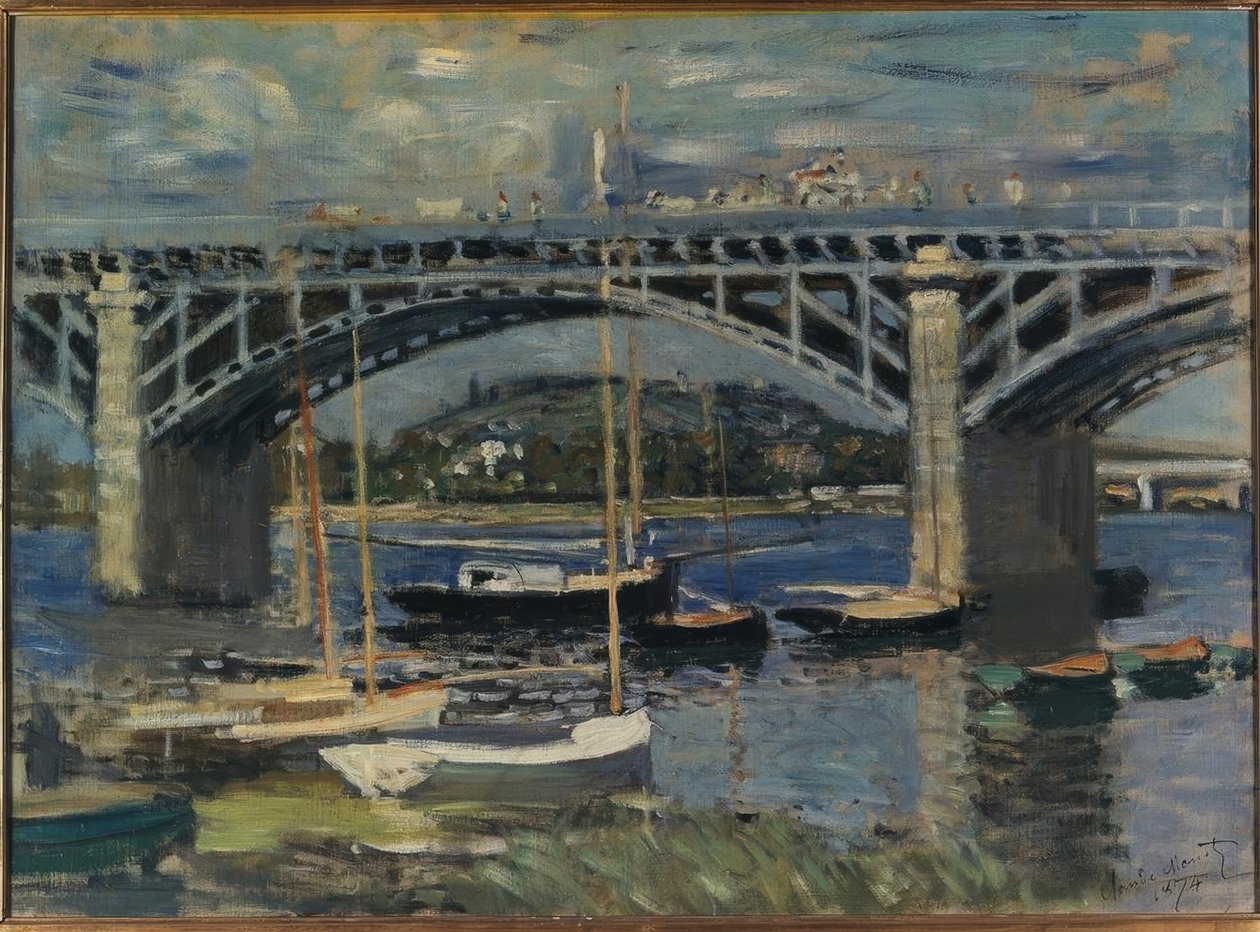 Argenteuil Köprüsü by Claude Monet