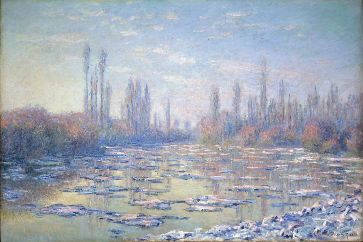 Les Glacons, 1880 by Claude Monet