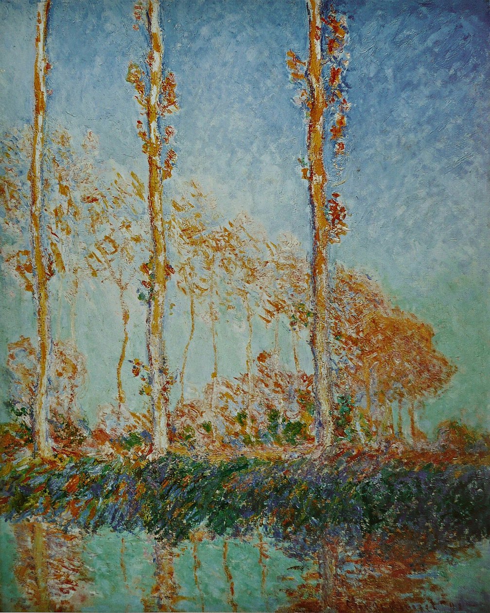 kavak by Claude Monet