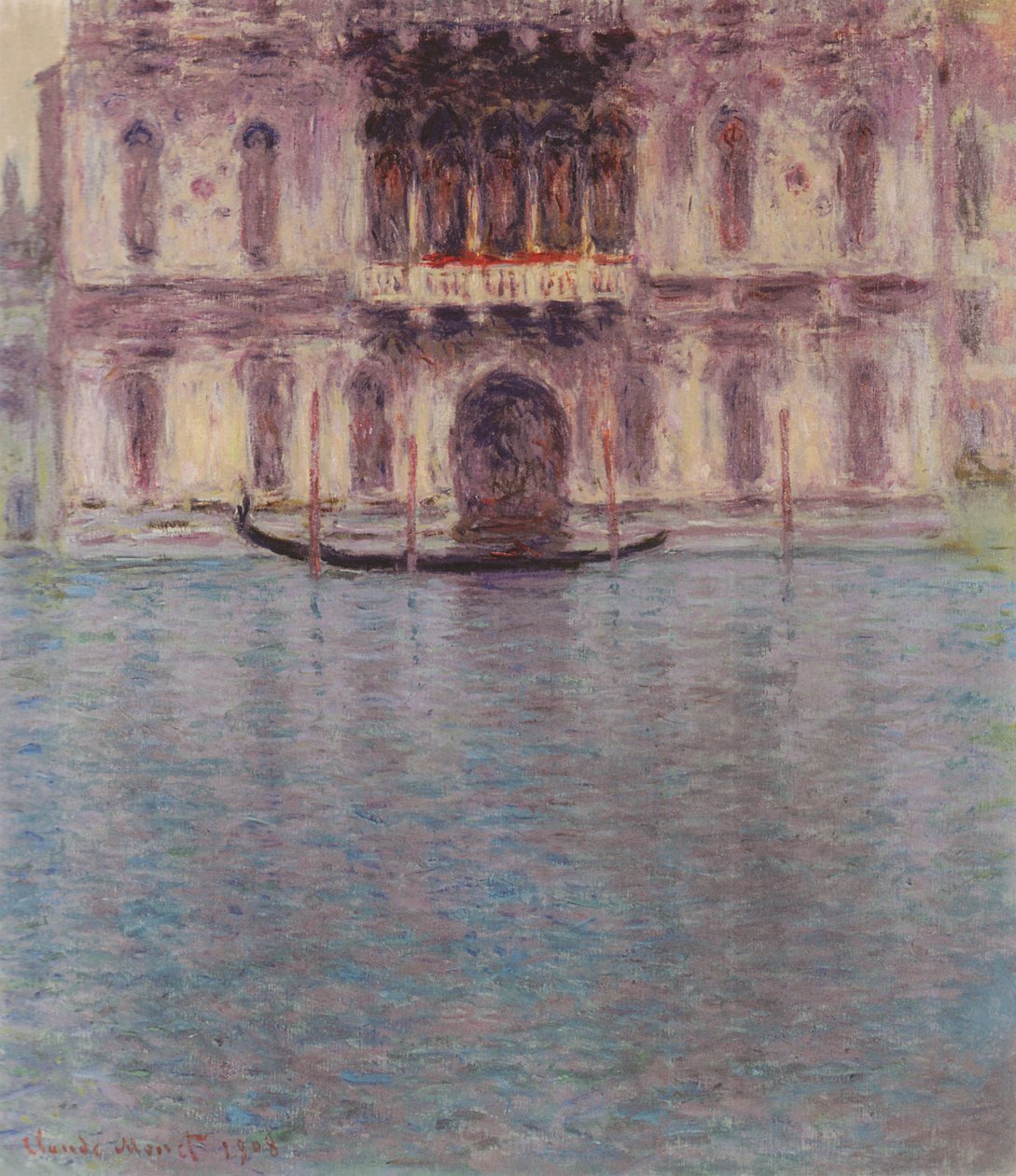 Contarini Sarayı, Venedik by Claude Monet