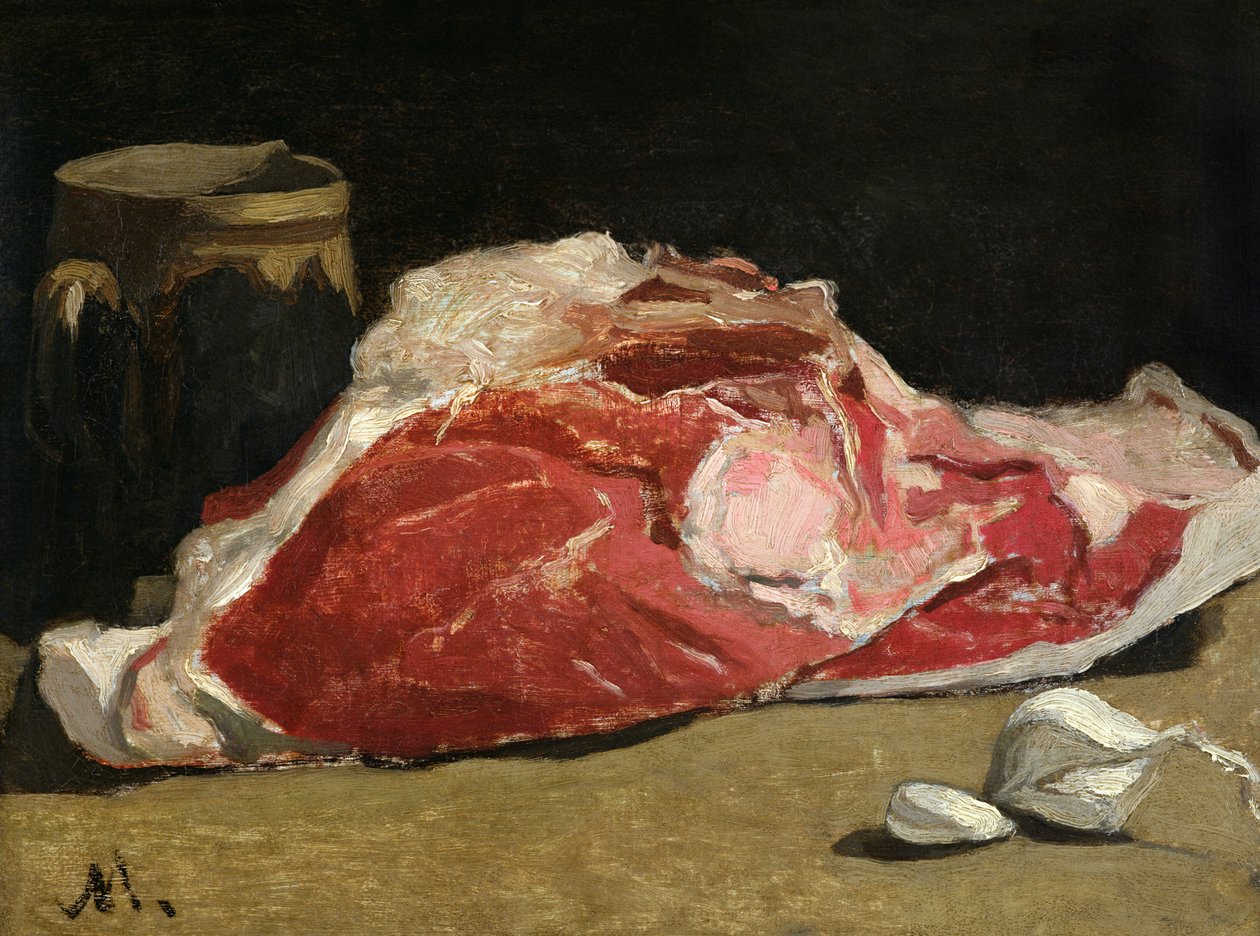 Natürmort, Etin Eklemi, 1864 by Claude Monet