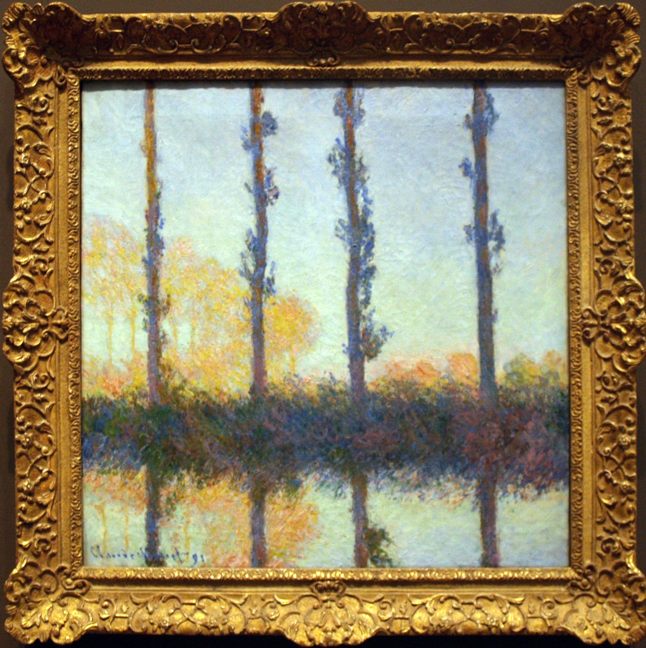 Dört Ağaç by Claude Monet