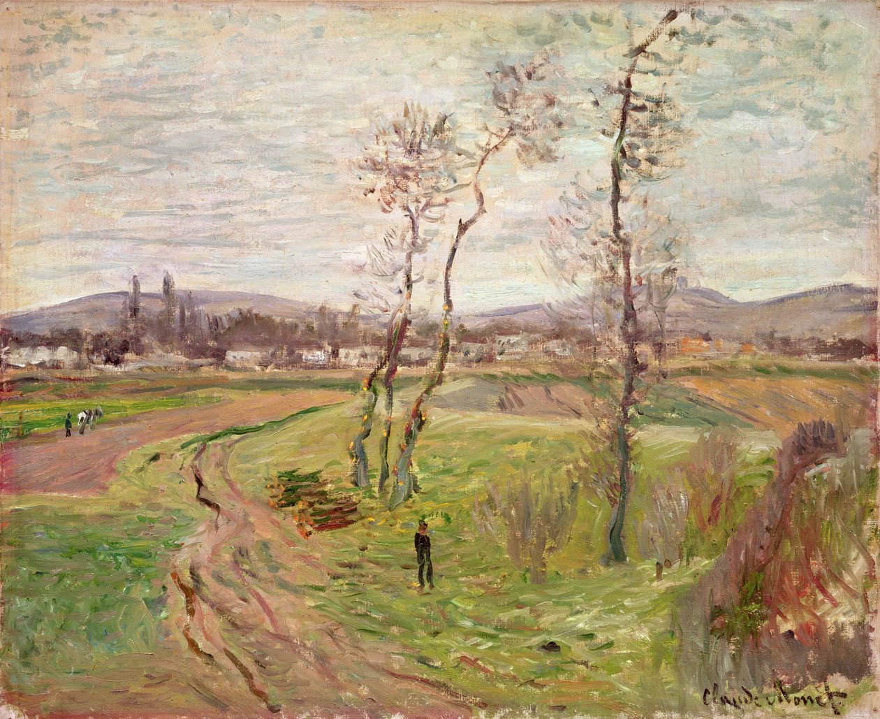 Gennevilliers'deki Ova, 1877 by Claude Monet