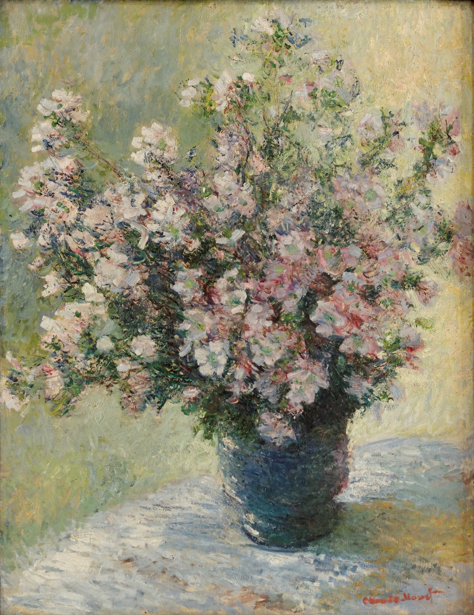 Çiçek vazosu by Claude Monet