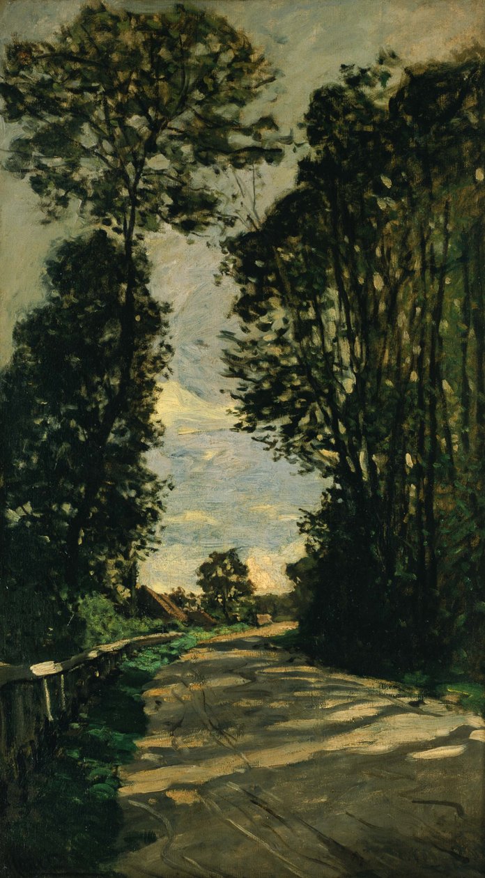 Yürüyüş (Saint-Siméon Çiftliği Yolu) by Claude Monet