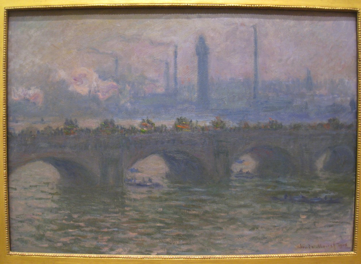 Waterloo Köprüsü by Claude Monet