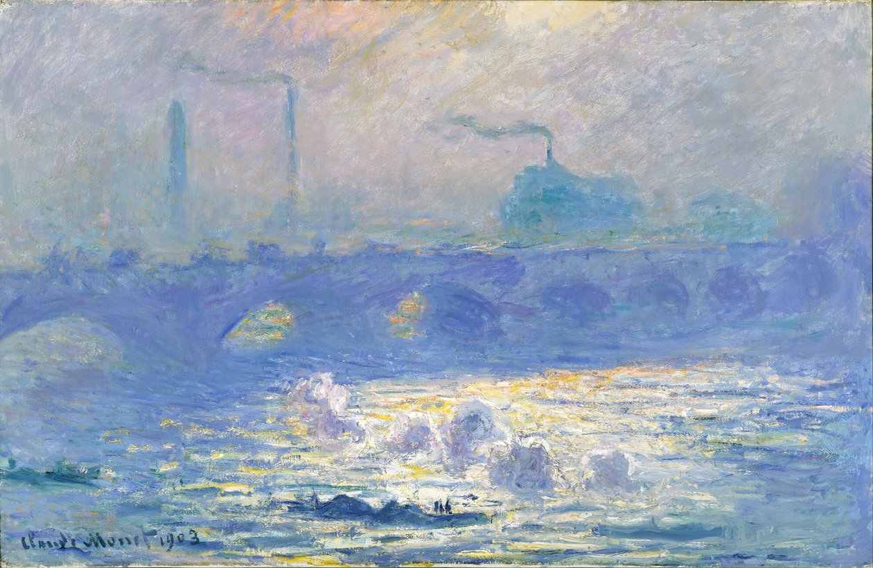 Waterloo Köprüsü by Claude Monet