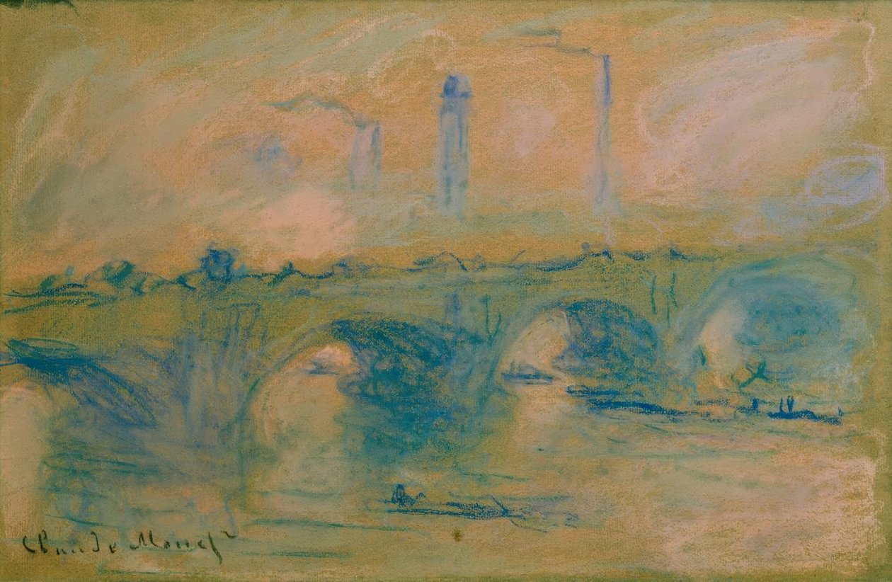 Waterloo Köprüsü by Claude Monet