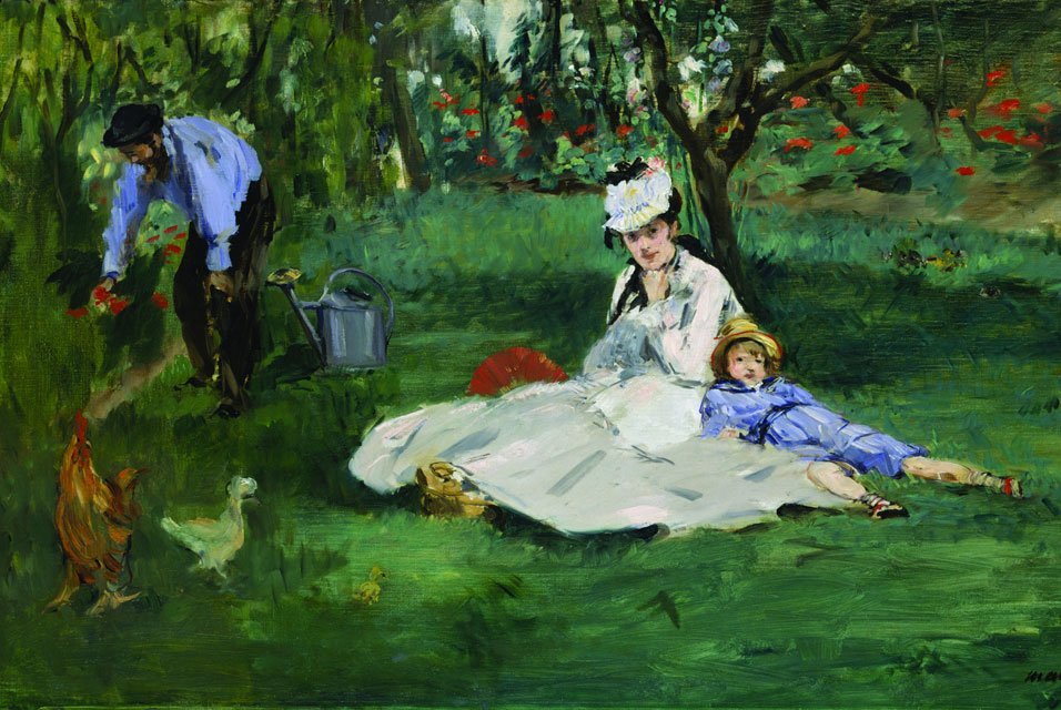 Édouard Manet - Monet Ailesi Argenteuil