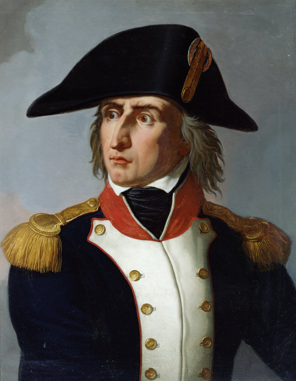 Charles-Pierre-Francois Augereau (1757-1816) Duke of Castiglione  by Claude Noel Thevenin