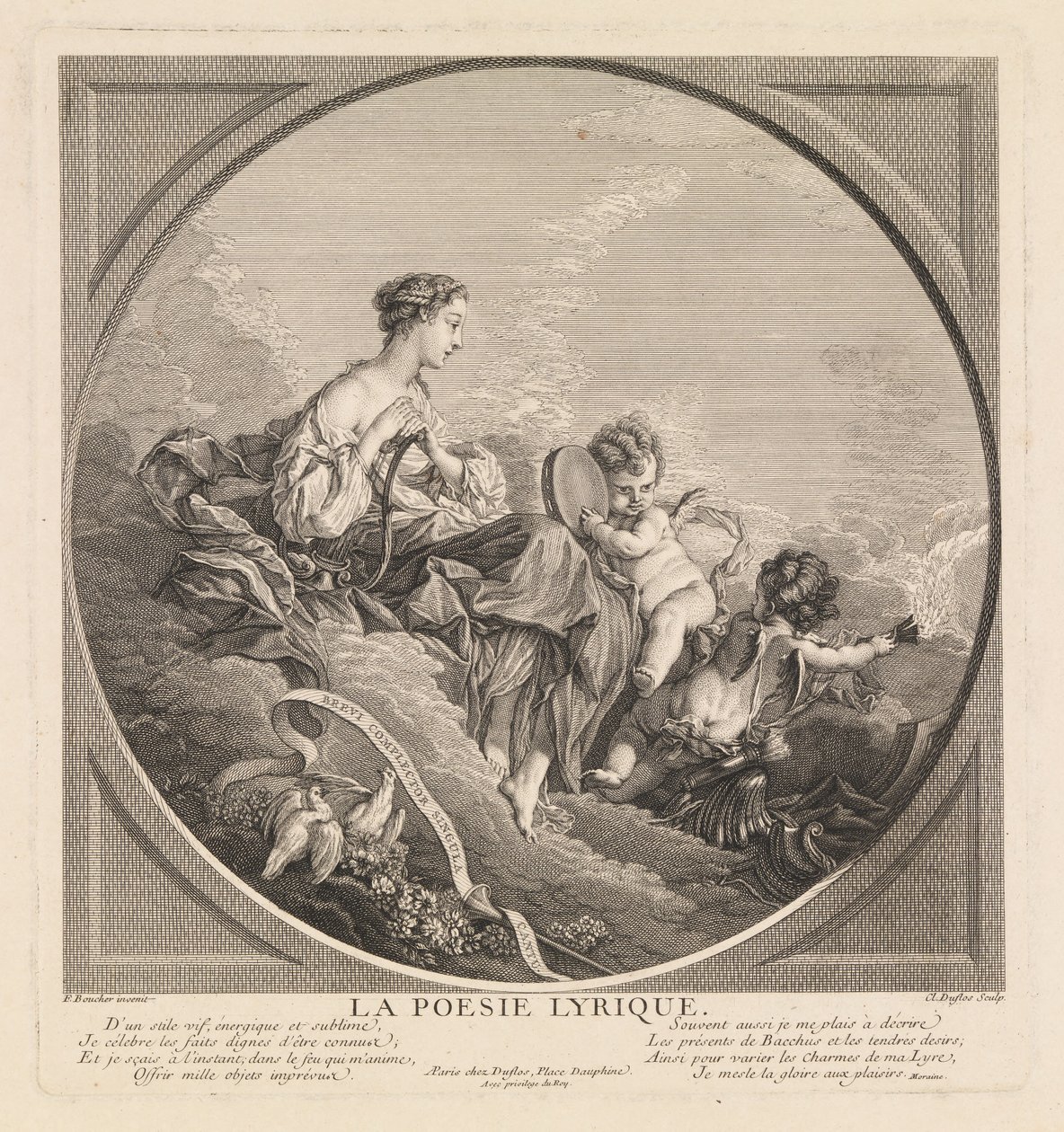 lirik şiir by Claude Agustin Duflos