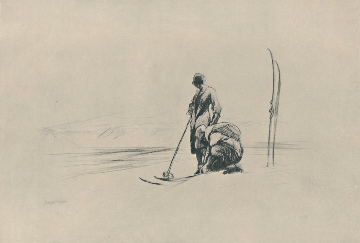 Kayakla Koşucular, 1919 by Claude Allin Shepperson