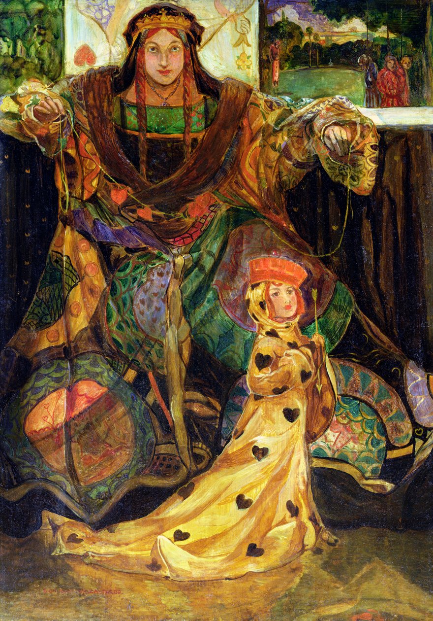 Kupa Kraliçesi (petrol) by Claude Andrew Calthrop