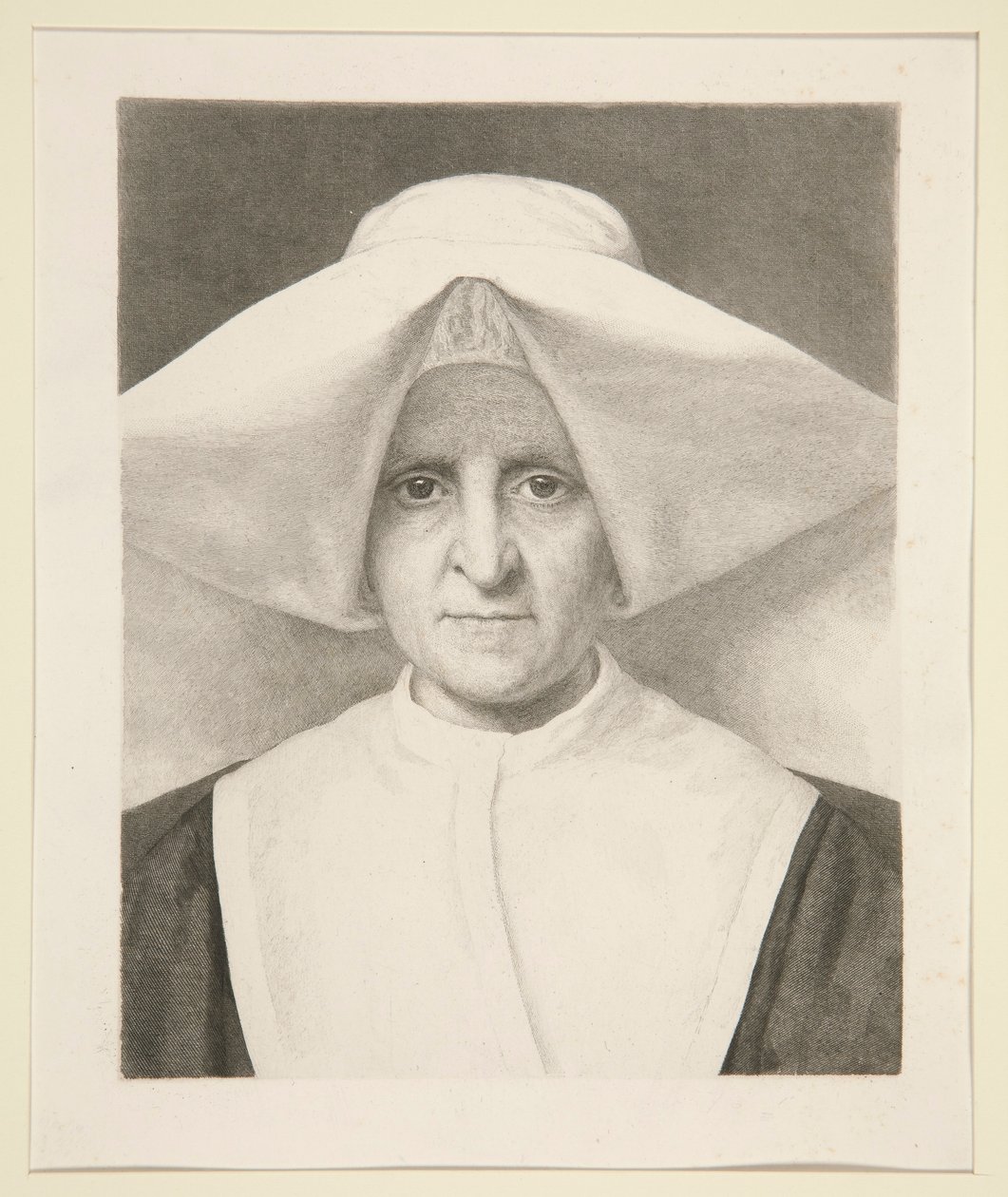 Rahibe Rosalie (Jeanne-Marie Rendu) by Claude Ferdinand Gaillard
